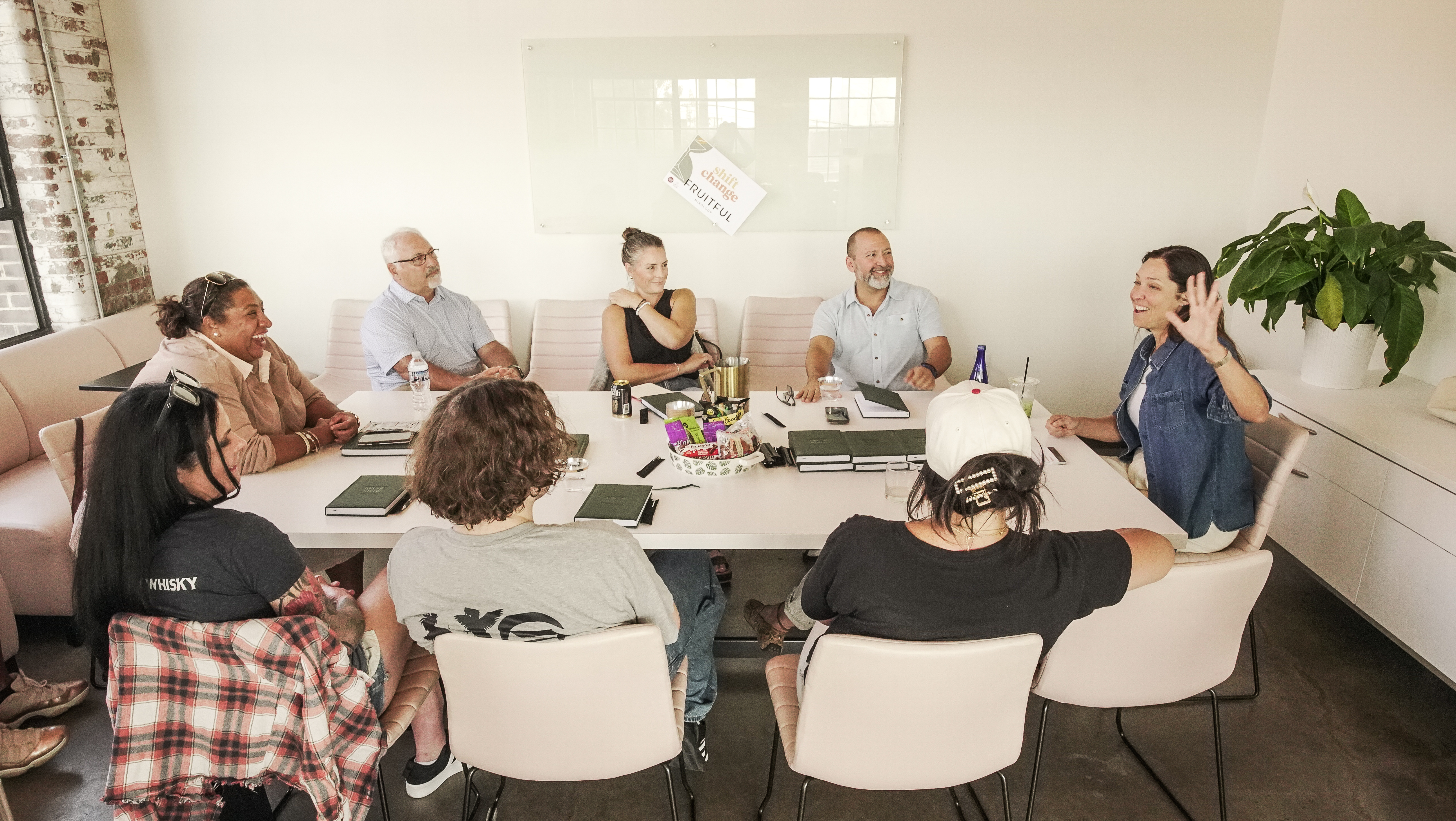 Shift Change roundtable discussion at L&L Market